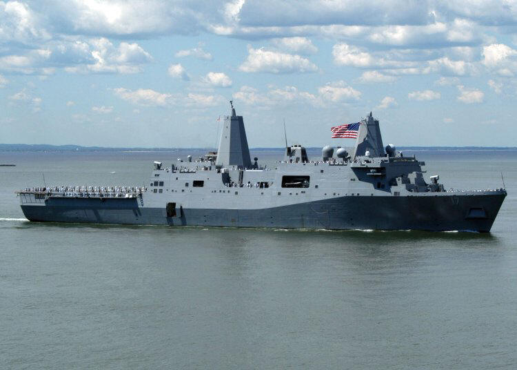 Image: U.S. Navy Amphibious Transport Dock ship USS San Antonio (LPD 17)